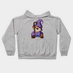 Wizard Teddy Bear Kids Hoodie